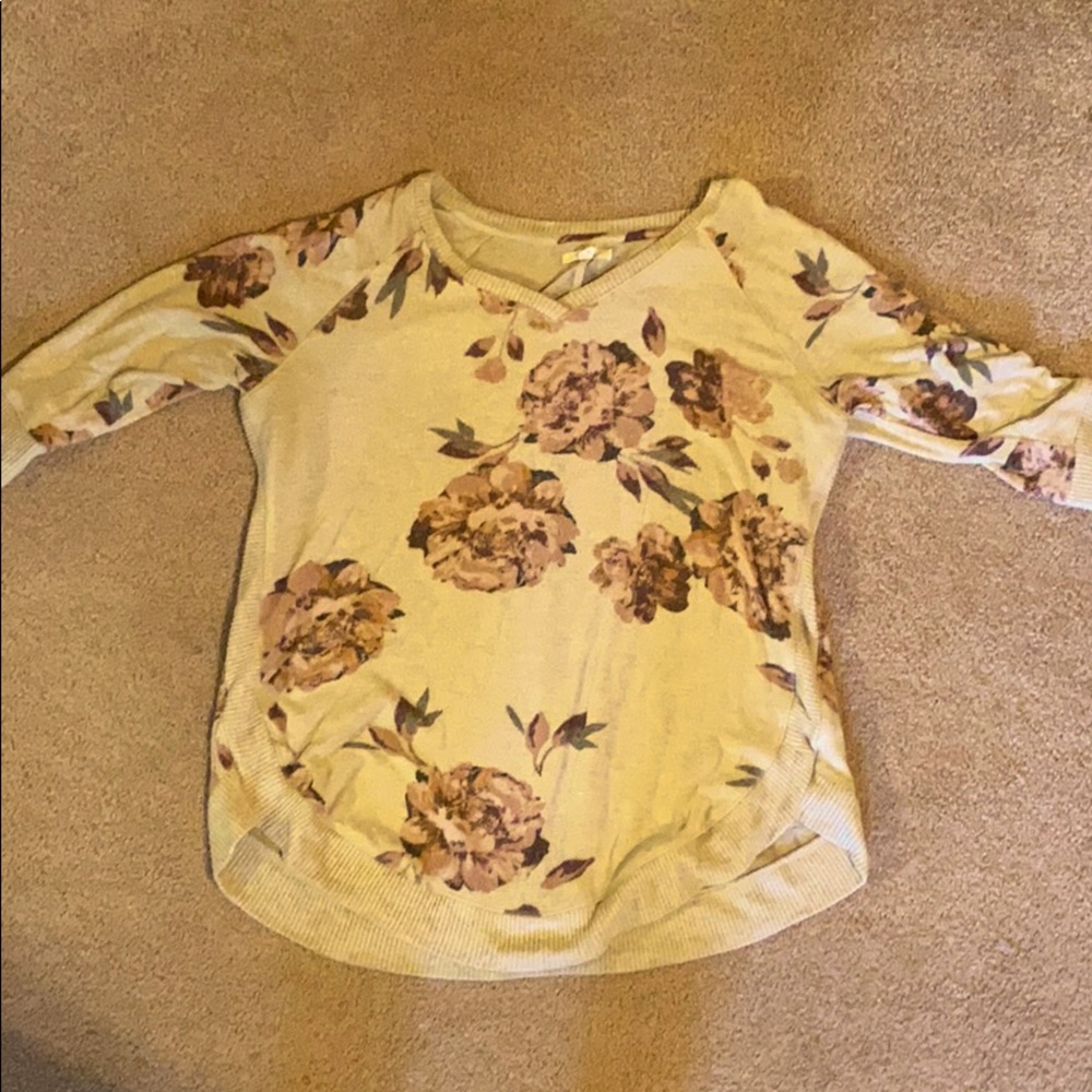 3/4 sleeve top